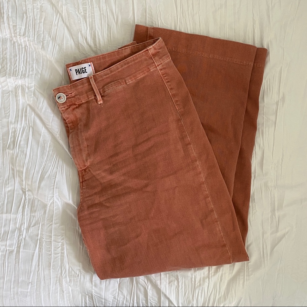 Paige Nellie Pants - Burnt Orange size 30